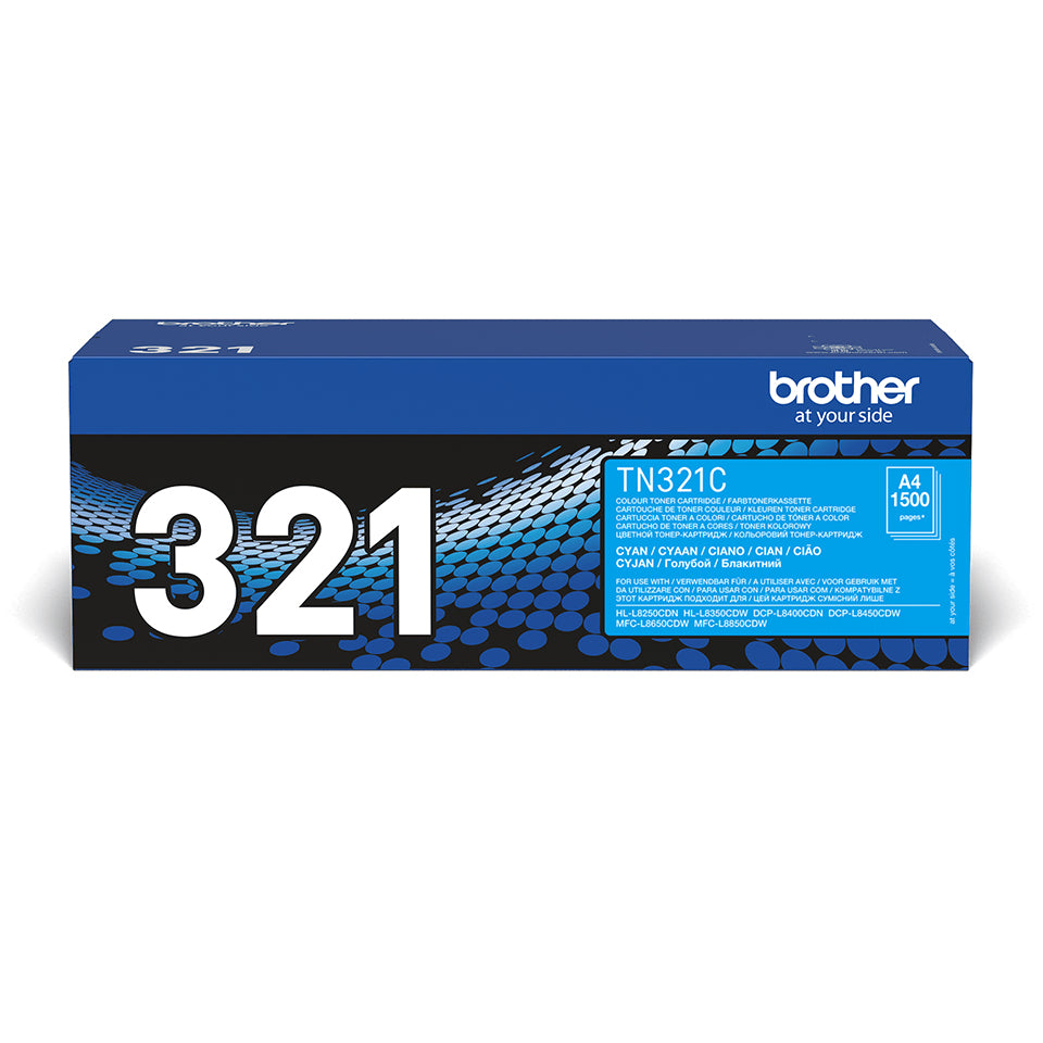 Brother TN-321C Toner-kit cyan, 1.5K pages ISO/IEC 19798 for Brother DCP-L 8400/8450/HL-L 8250