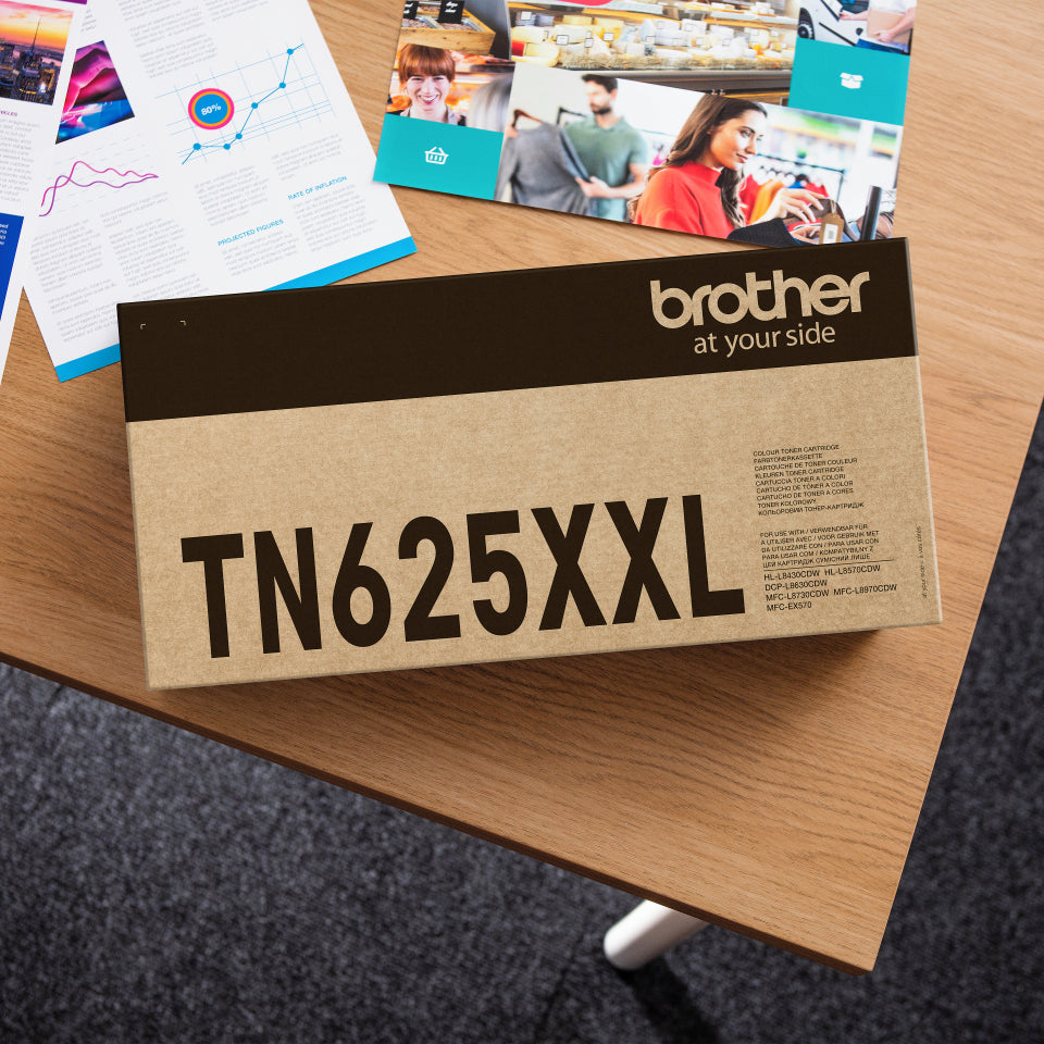 Brother TN-625XXLBK Toner-kit black extra High-Capacity, 7.5K pages ISO/IEC 19752 for Brother HL-L 8430/8570