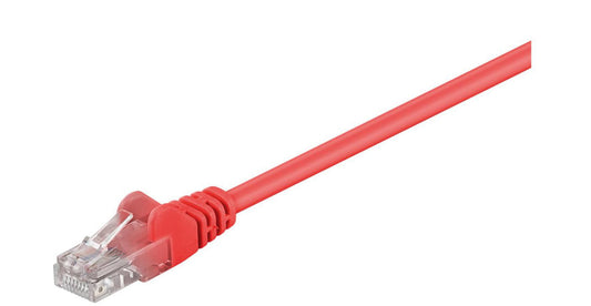 Microconnect B-UTP501R networking cable Red 1 m Cat5e U/UTP (UTP) Round