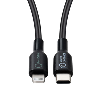Microconnect ECO-USB3.1CL2 lightning cable 2 m Black