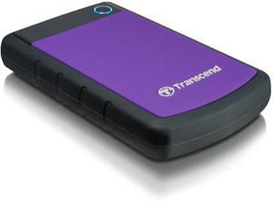 Transcend StoreJet 2,5 25H3 USB 3.0 1TB StoreJet TS1TSJ25H3P, 1000 GB, 2.5", 3.2 Gen 1 (3.1 Gen 1), 5400 RPM, Purple