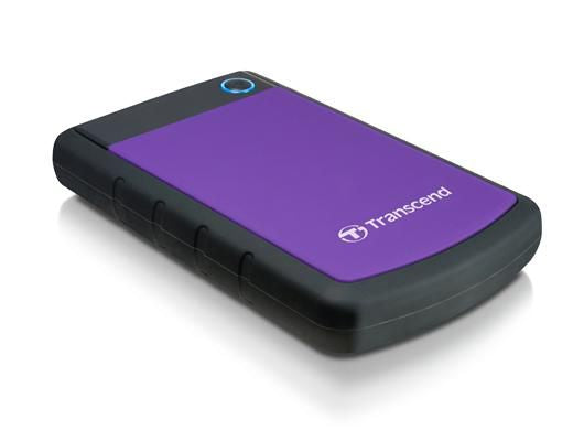 Transcend 2TB STOREJET2.5IN H3 USB 3.0 StoreJet 25H3P (USB 3.0), 2TB, 2000 GB, 2.5", 3.2 Gen 1 (3.1 Gen 1), Black,Violet