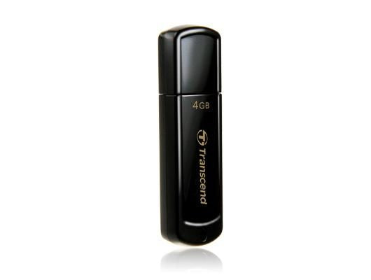 Transcend JetFlash 350 4GB Black JetFlash elite JetFlash 350, 4 GB, USB Type-A, 2.0, Cap, 8.5 g, Black