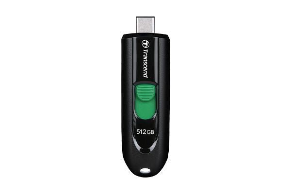 Transcend Jetflash 790 C Usb Flash Drive 512 Gb Usb Type-C 3.2 Gen 1 (3.1 Gen 1) Black, Green