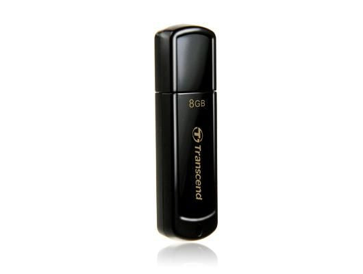 Transcend JetFlash 350 8GB JetFlash elite JetFlash 350, 8 GB, USB Type-A, 2.0, Cap, 8.5 g, Black