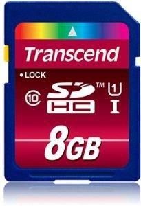 Transcend SDHC UHS-I 8GB Class 10 300X SD Card SDXC/SDHC Class 10 UHS-I 8GB, 8 GB, SDHC, Class 10, NAND, 90 MB/s, Class 1 (U1)