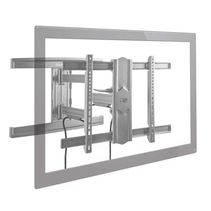 StarTech.com TV Wall Mount for up to 80 inch (110lb) VESA Mount Displays - Low Profile Full Motion Universal TV Wall Mount Bracket - Heavy Duty Adjustable Tilt/Swivel Articulating Arm
