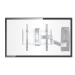 StarTech.com Articulating TV Wall Mount, VESA Wall Mount, Supports 26 to 65 inch/99lb/Flat/Curved TVs, Retractable Low Profile Wall Mount TV Bracket, Adjustable Corner TV Wall Mount - TAA