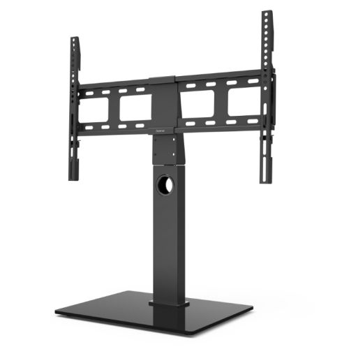 Hama TV Stand, Up to 65" TVs, 40kg Max, Swivel, Height-Adjustable, Cable Manager, VESA up to 600 x 400