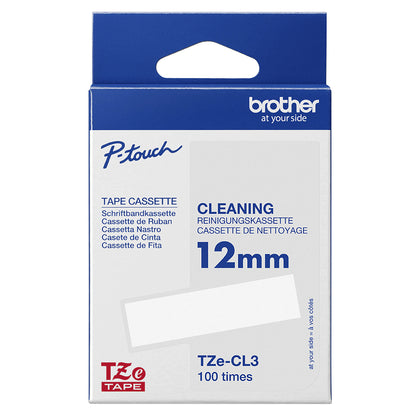 Brother TZE-CL3 DirectLabel Cleaning cartridge 12mm for Brother P-Touch TZ 3.5-18mm/6-12mm/6-18mm/6-24mm/6-36mm