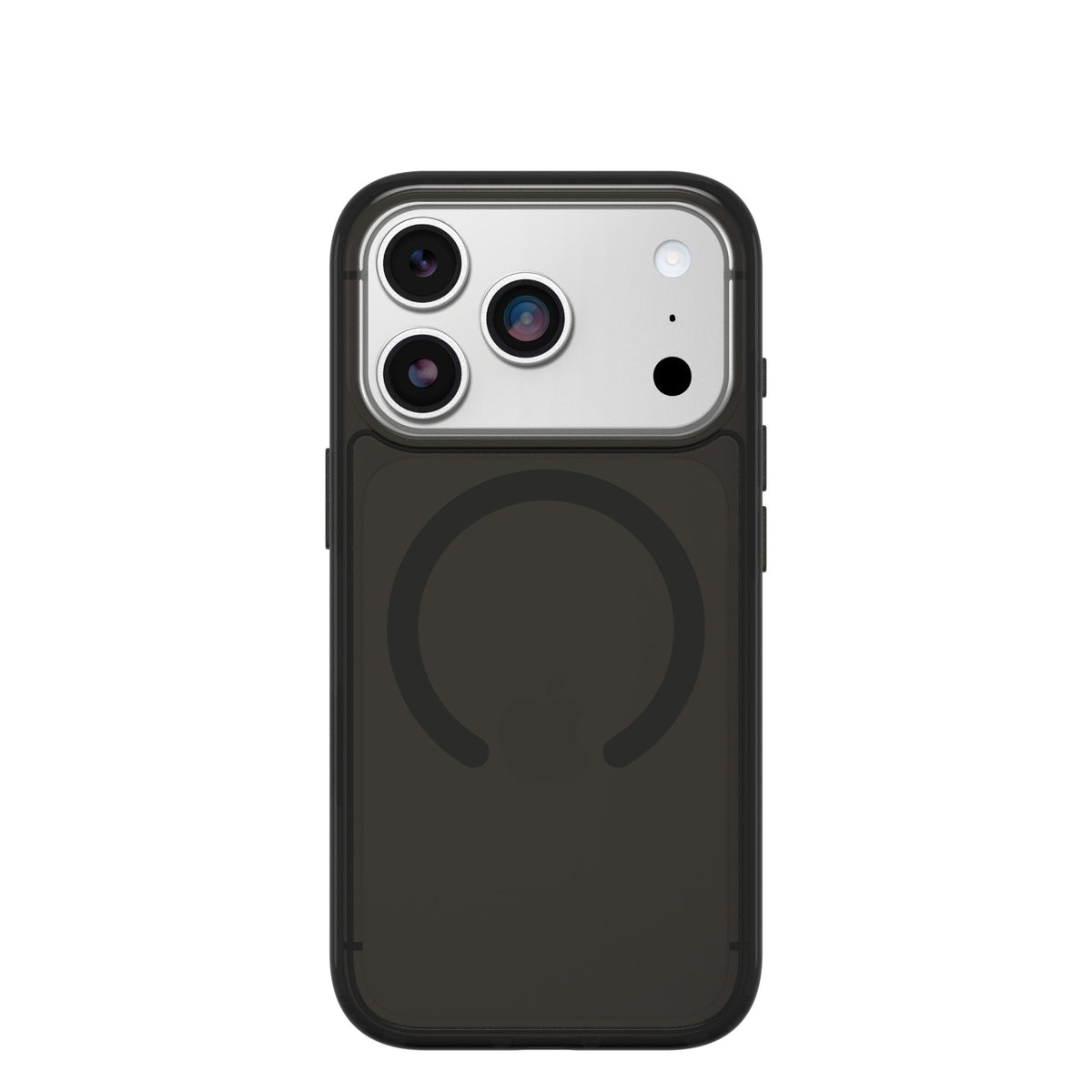 OtterBox Symmetry Clear MagSafe Series for Apple iPhone 17 Pro, Black Mist, black - No Retail Packaging