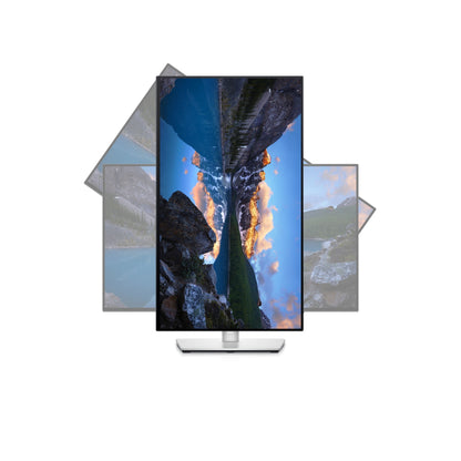 DELL UltraSharp U2422H computer monitor 60.5 cm (23.8") 1920 x 1080 pixels Full HD LCD Black, Silver