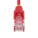 StarTech.com 3m Red Slim CAT6 Ethernet Cable, Snagless, 100W PoE, UTP, LSZH, 28AWG Pure Bare Copper Wire, Slim RJ45 Network Patch Cord w/Strain Reliefs, Individually Tested