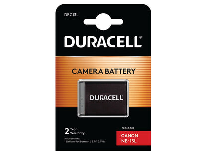 Duracell Camera Battery - replaces Canon NB-13L Battery