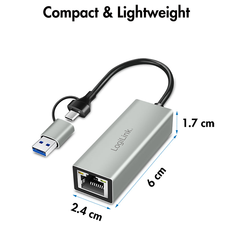 LogiLink UA0238B network card Ethernet 1000 Mbit/s
