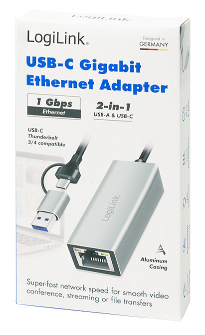 LogiLink UA0238B network card Ethernet 1000 Mbit/s