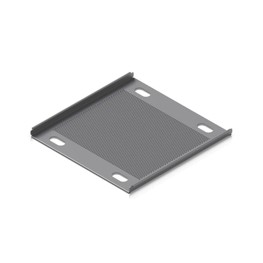 Ubiquiti Fixed shelf accessory for installing non-rack-mountable devices in the toolless mini rack.