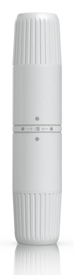 Ubiquiti Compact, weatherproof RJ45 coupler for extending Ethernet cables in outdoor installations.