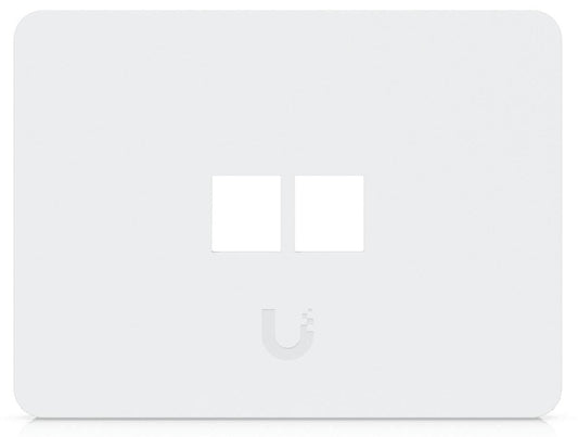 Ubiquiti Universal keystone wall plate with paintable cover for a clean, customizable finish. 2P