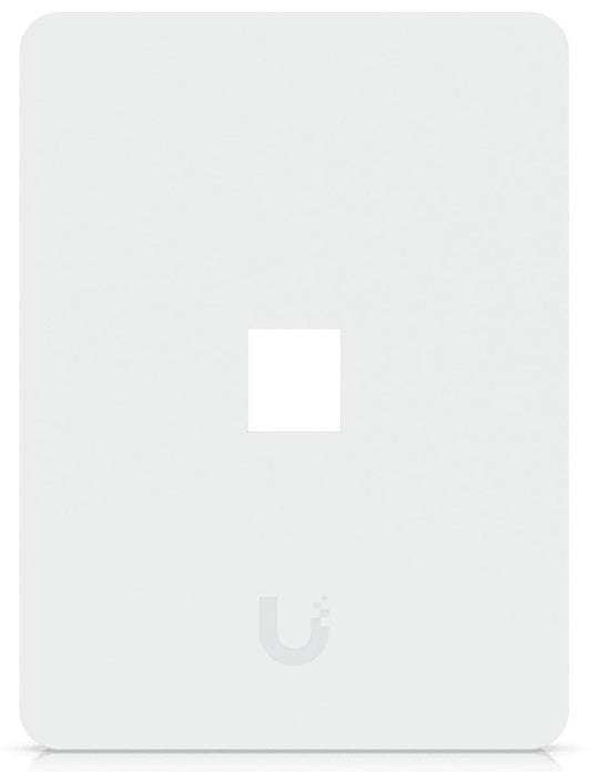Ubiquiti Universal keystone wall plate with paintable cover for a clean, customizable finish. 1P