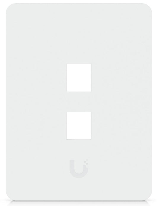 Ubiquiti Universal keystone wall plate with paintable cover for a clean, customizable finish. 2P