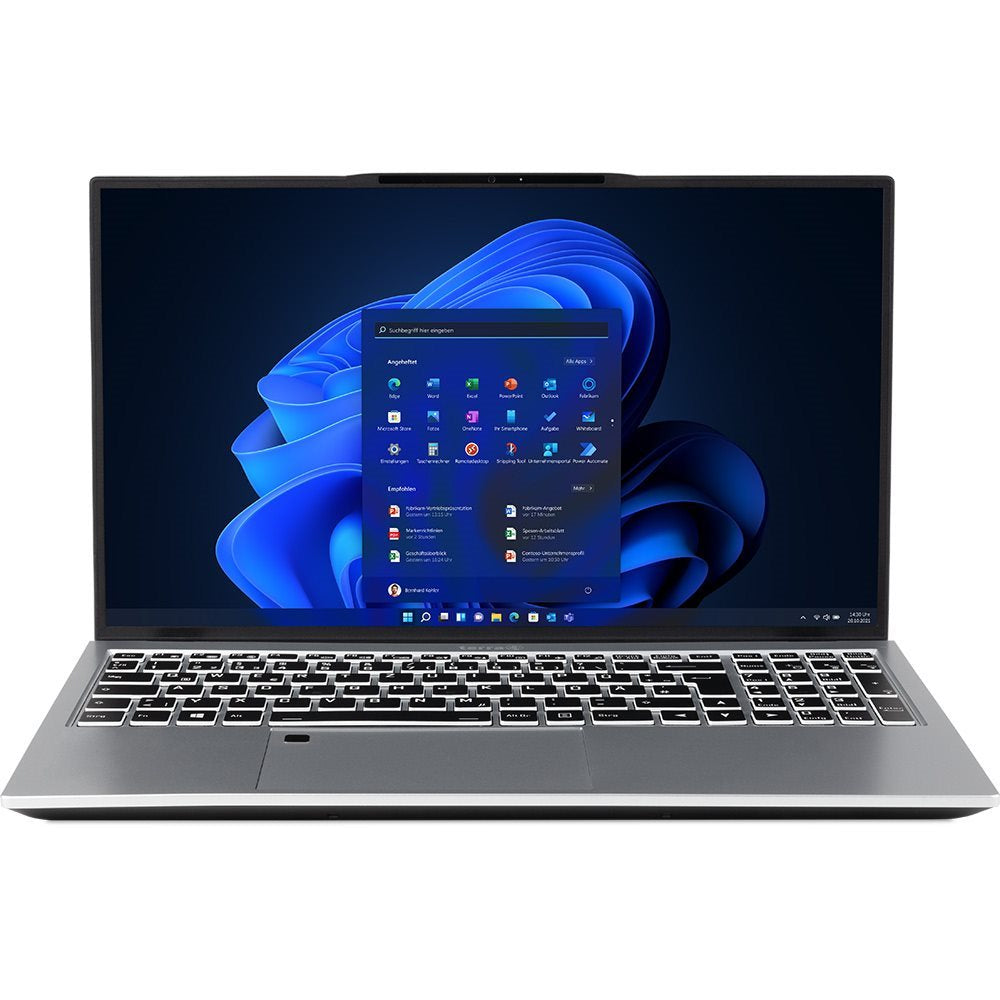 TERRA MOBILE UK1220800 laptop Intel® Core™ i7 i7-1355U 39.6 cm (15.6") Full HD 16 GB DDR5-SDRAM 512 GB SSD Wi-Fi 6 (802.11ax) Windows 11 Pro Silver