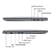 TERRA MOBILE 1717R Intel® Core™ i5 i5-1334U Laptop 43.9 cm (17.3") Full HD 16 GB DDR4-SDRAM 1 TB SSD Wi-Fi 6 (802.11ax) Windows 11 Pro German Grey