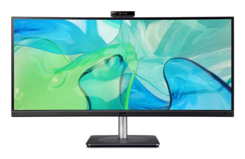 Acer Cb3 Cb343Cur D Computer Monitor 86.4 Cm (34") 3440 X 1440 Pixels Ultrawide Quad Hd Black