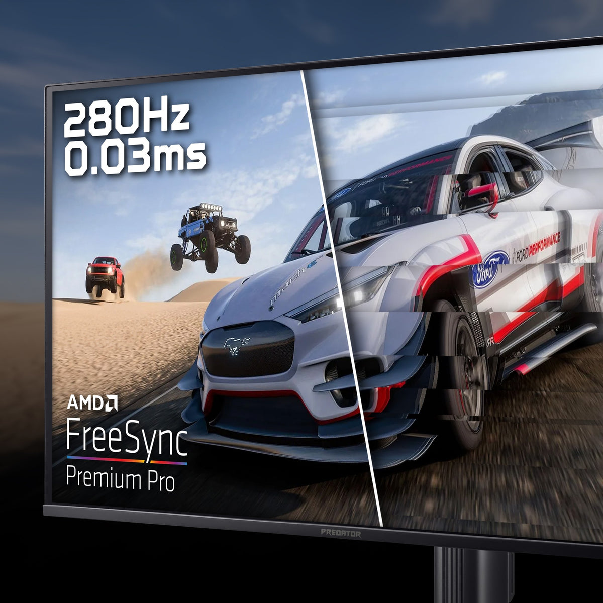 Acer X Predator X27UZ1 - 27", Quad HD (2560X1440), QD-OLED, 280Hz, 0.03ms, 16:9, HDR400, FreeSync Premium Pro Gaming Monitor