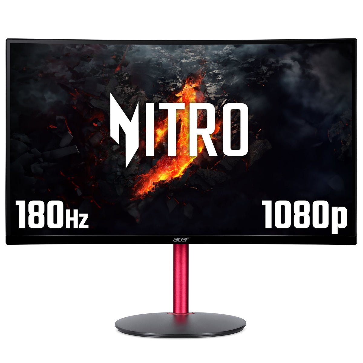 Acer NITRO XZ2 Nitro XZ272S3 curved gaming monitor - 27", 1500R, Full HD, 180Hz, 1ms, FreeSync Premium, DisplayHDR 400, HDMI & DP