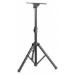 Manhattan Tripod Floor Mount for TV/Monitor/Projector/Laptop, For screens: 13" to 32", VESA compatibility: 75x75 and 100x100mm - check the dimensions of the four mounting holes on back of screen to ensure it fits, Max 15kg, Height Adjustable, Black, Brack