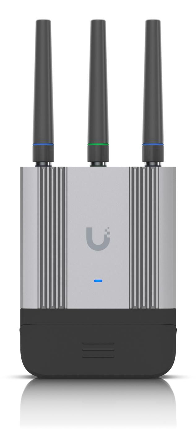 Ubiquiti Compact and ruggedized LTE Cat 4 mobile WiFi router designed for indoor/outdoor IoT applications - UK Plug