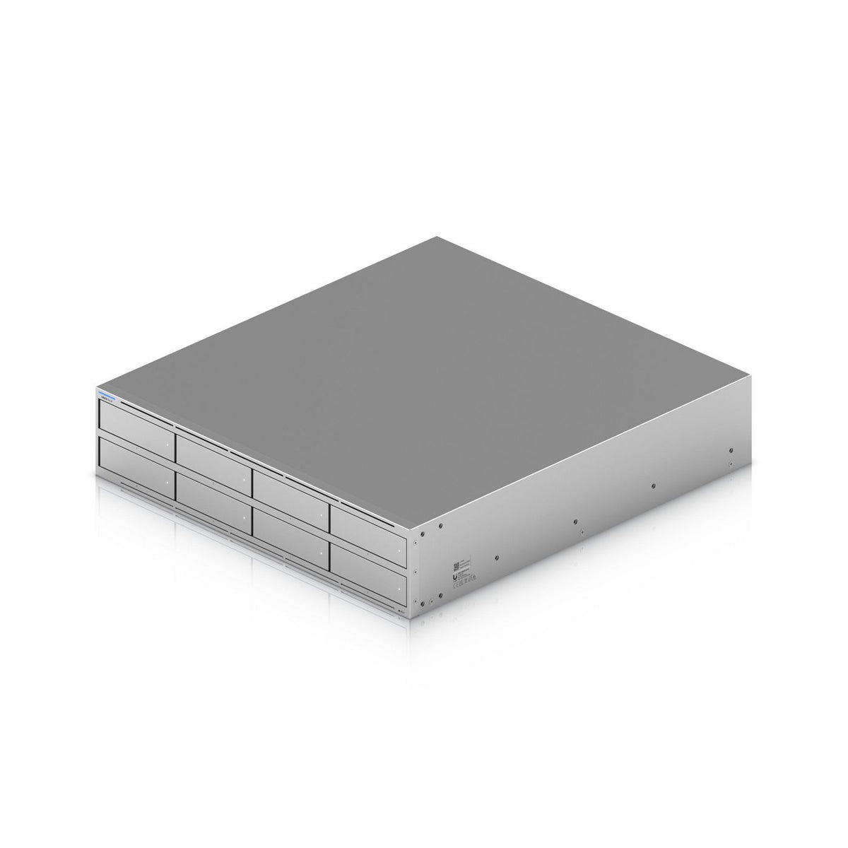 Ubiquiti 2U rack-mount NAS with (8) 2.5/3.5" HDD bays and (2) M.2 NVMe SSD cache slots - UK Plug
