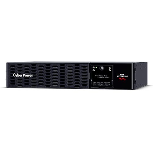 CyberPower Smart App 15000VA Line Interactive 2U Rackmountable Professional UPS, 1500W, LCD Display, 10x IEC, AVR Energy Saving, Hot-swappable Batteries