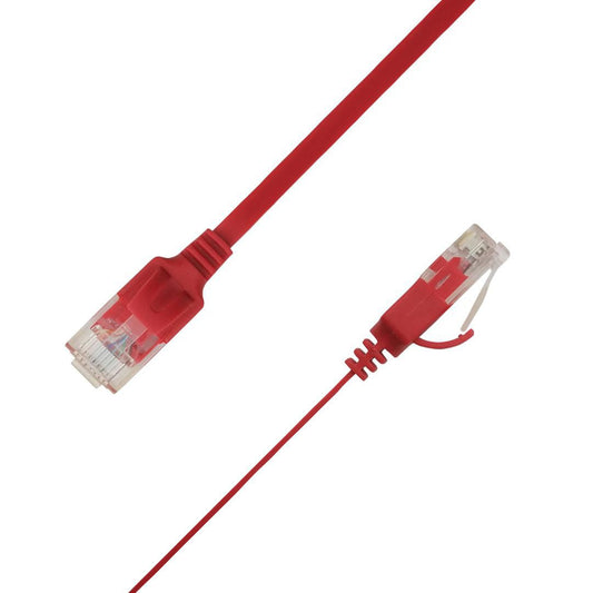 LinkIT UTP-FL6A-00075-RD networking cable Red 0.75 m Cat6a U/UTP (UTP)