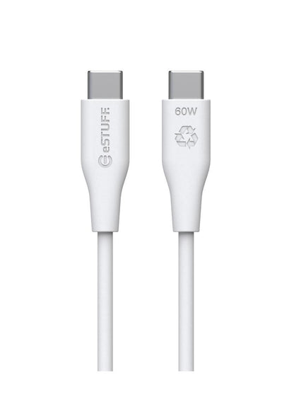 eSTUFF ES604370 USB cable USB 2.0 3 m USB C 60 W White