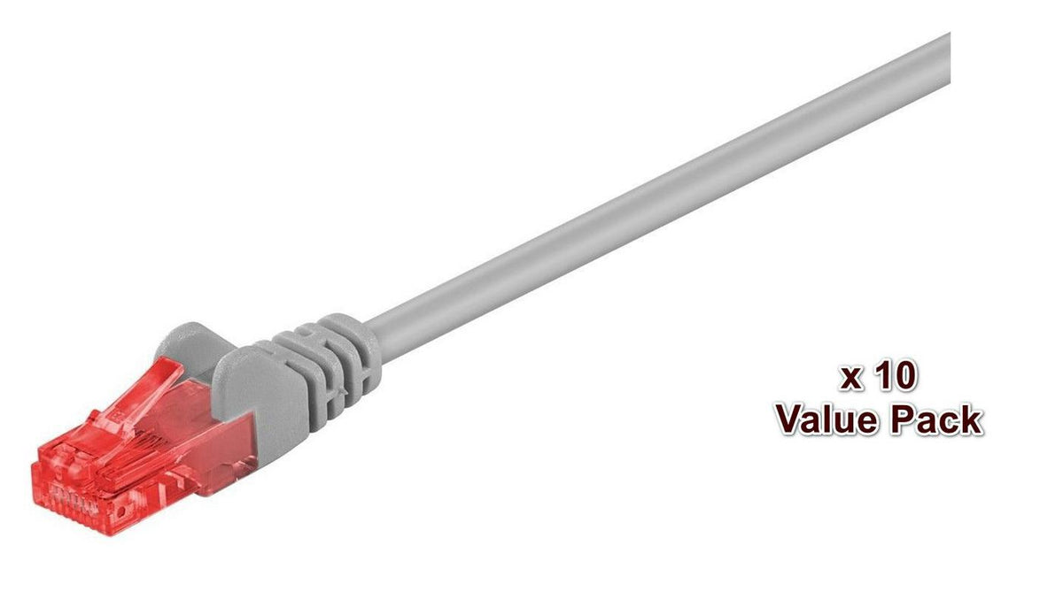 Microconnect V-UTP602VP networking cable Grey 2 m Cat6 U/UTP (UTP) Round