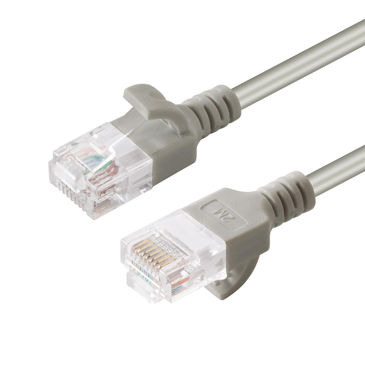 MicroConnect U/UTP CAT6A Slim 1.5M Grey Unshielded Network Cable, LSZH 4x2xAWG 28 CU, OD : 3.6mm