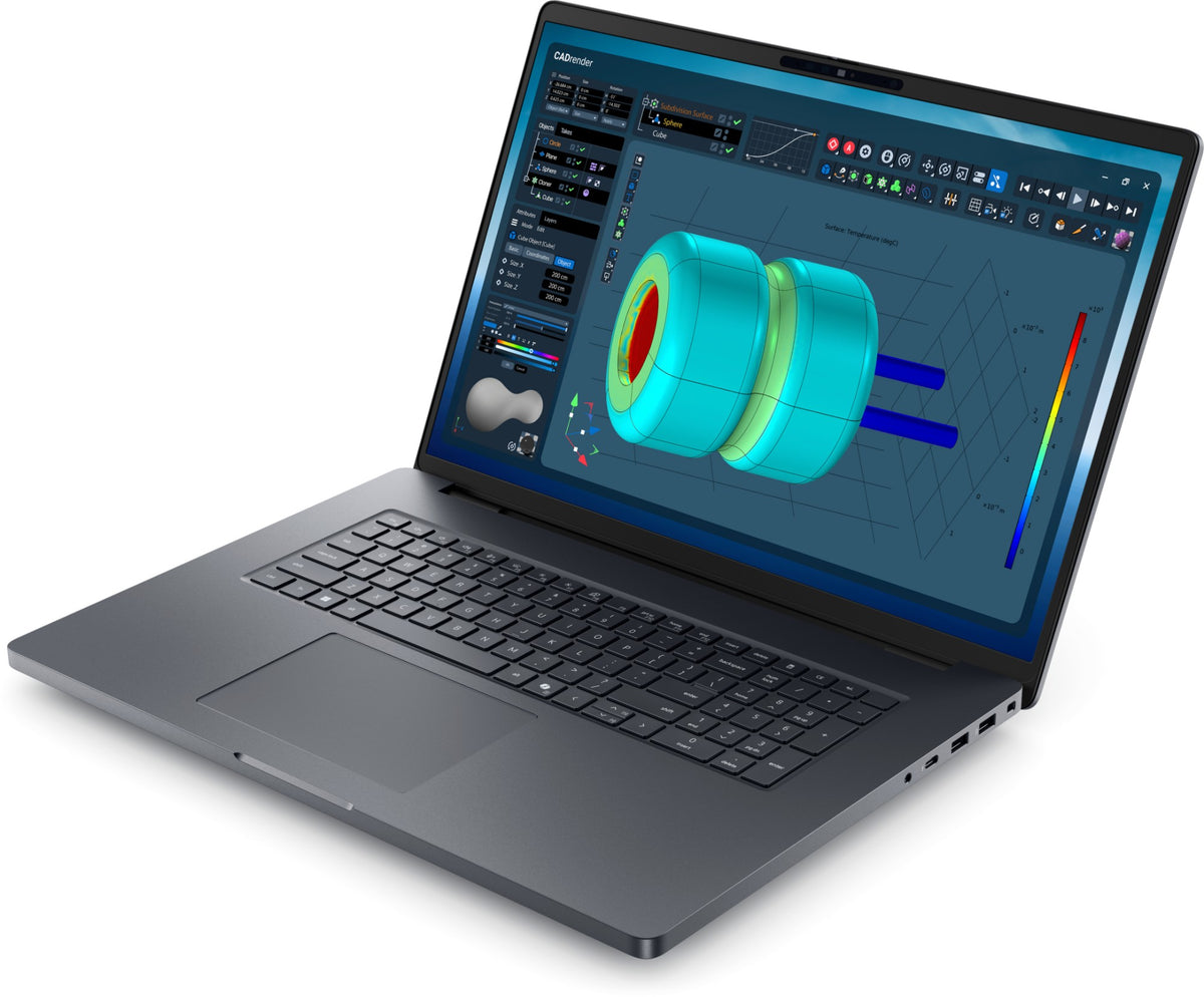 DELL Pro Max 18 Plus MB18250 Intel Core Ultra 7 265HX Mobile workstation 45.7 cm (18") Quad HD+ 32 GB DDR5-SDRAM 1 TB SSD NVIDIA RTX PRO 3000 Blackwell Wi-Fi 7 (802.11be) Windows 11 Pro Black UK English