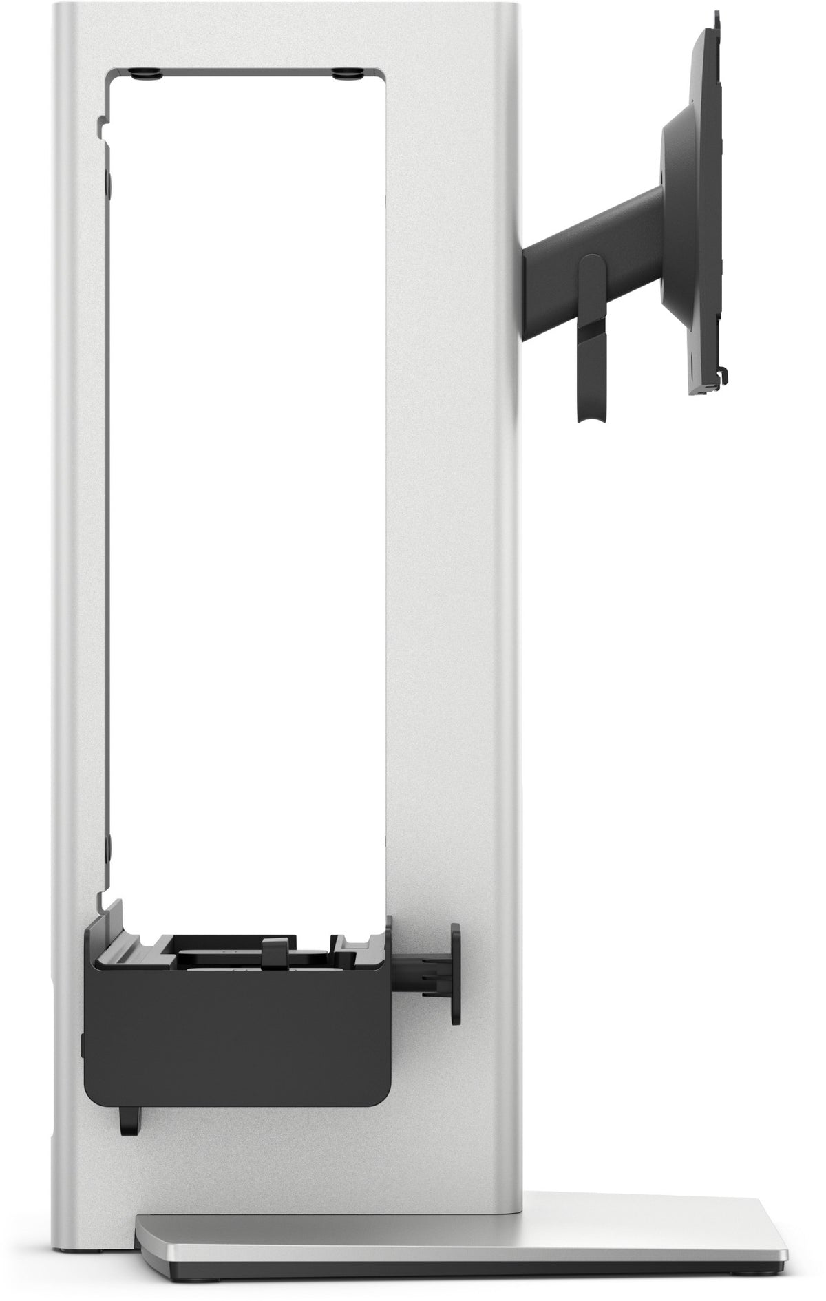 DELL Pro Slim OSS25 68.6 cm (27") Desk Black, Silver