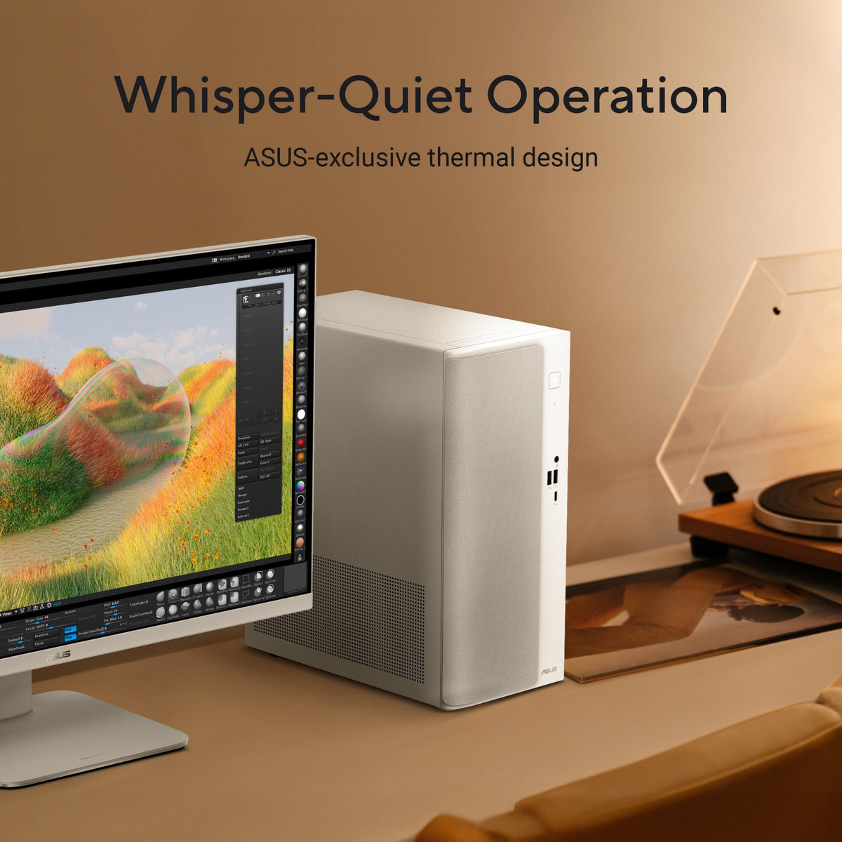 ASUS V500 Mini Tower V501MV-B724H10W Intel Core 7 240H 16 GB DDR5-SDRAM 512 GB SSD Windows 11 Home PC Black