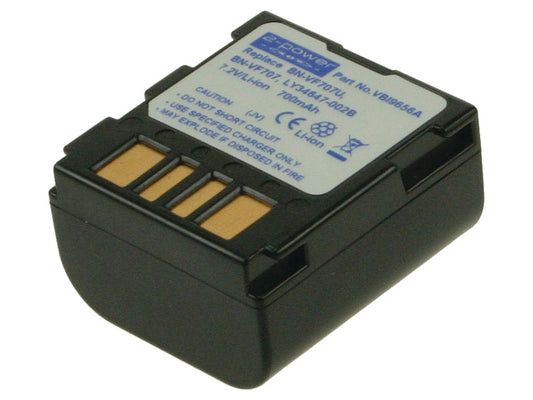 2-Power Camcorder Battery 7.2V 750mAh