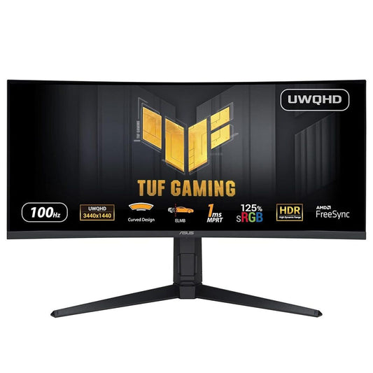 ASUS TUF Gaming VG34VQEL1A computer monitor 86.4 cm (34") 3440 x 1440 pixels UltraWide Quad HD LED Black