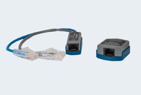 Barox IP and PoE passive multiplexer, mini housing, 2xIP & PoE+ over one CAT5e/6/7 cable, max. 100m