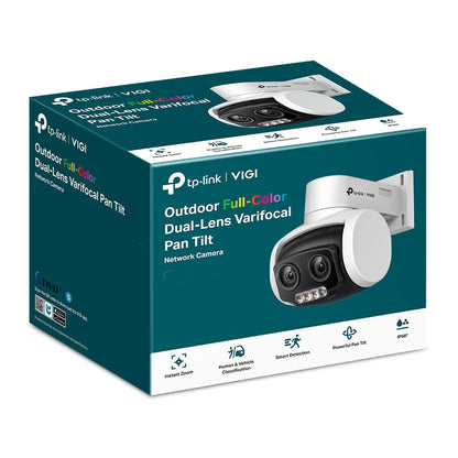 TP-Link VIGI 4MP Outdoor Full-Color Dual-Lens Varifocal Pan Tilt Network Camera