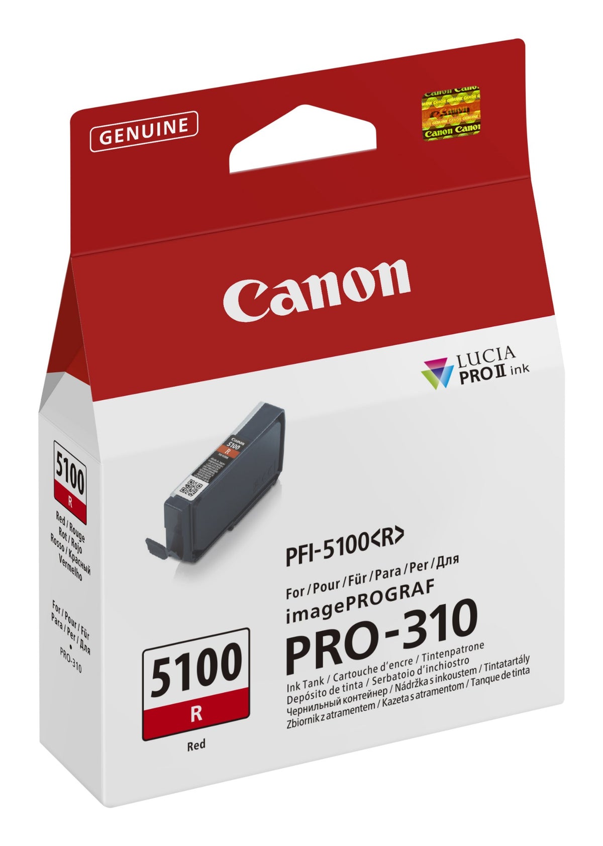 Canon 6958C001/PFI-5100R Ink cartridge red 969 Photos 14ml for Canon IPF PRO-310
