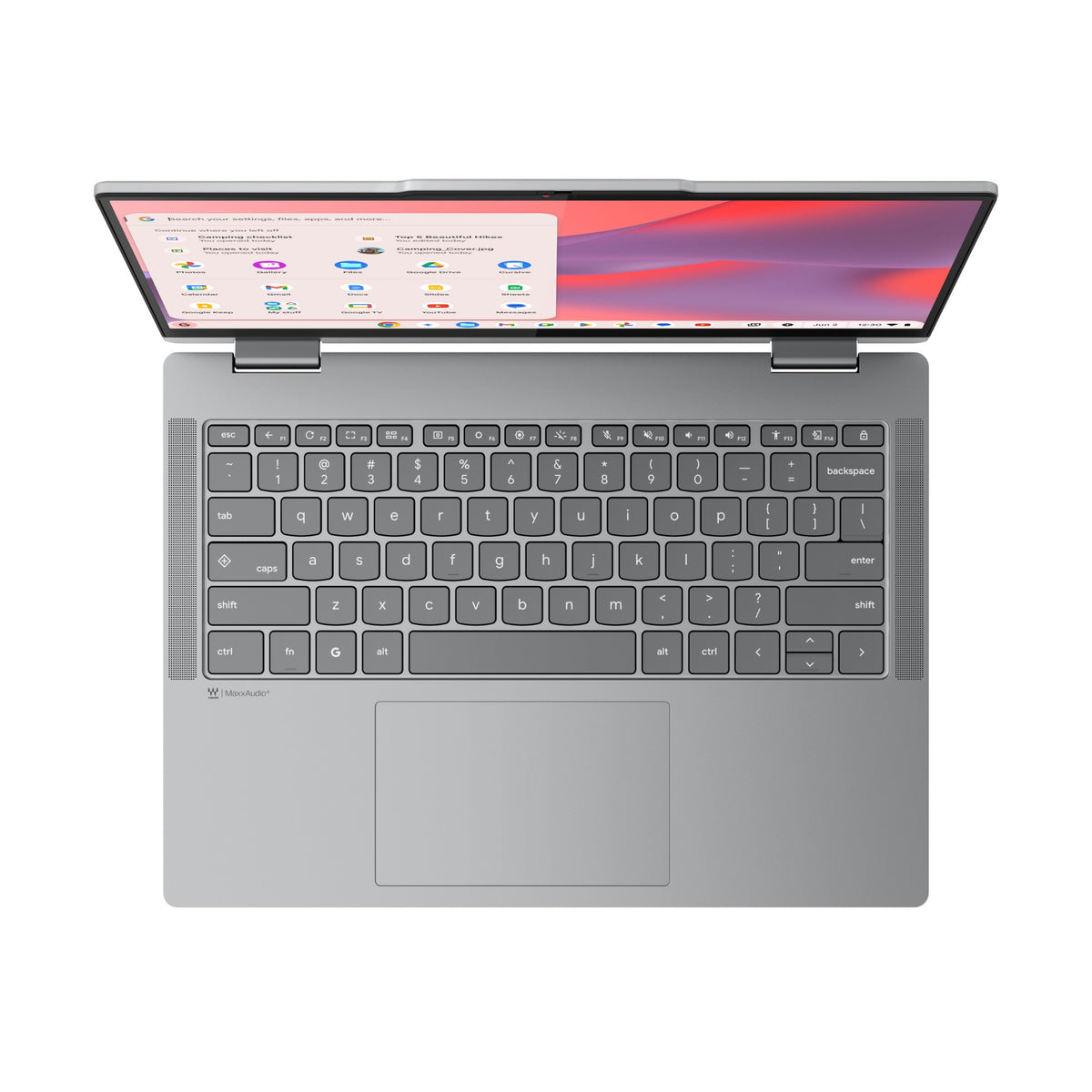 Lenovo Chrome 2in1 14IRU10 Intel Core 5 120U Chromebook 35.6 cm (14") Touchscreen WUXGA 8 GB LPDDR5-SDRAM 128 GB UFS Wi-Fi 6E (802.11ax) ChromeOS Grey English