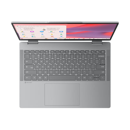 Lenovo Chrome 2in1 14IRU10 Intel Core 5 120U Chromebook 35.6 cm (14") Touchscreen WUXGA 8 GB LPDDR5-SDRAM 128 GB UFS Wi-Fi 6E (802.11ax) ChromeOS Grey English