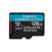 Kingston Technology 128GB microSDXC Canvas Go Plus Gen4 200MB/s A2 U3 V30 Card + Adapter