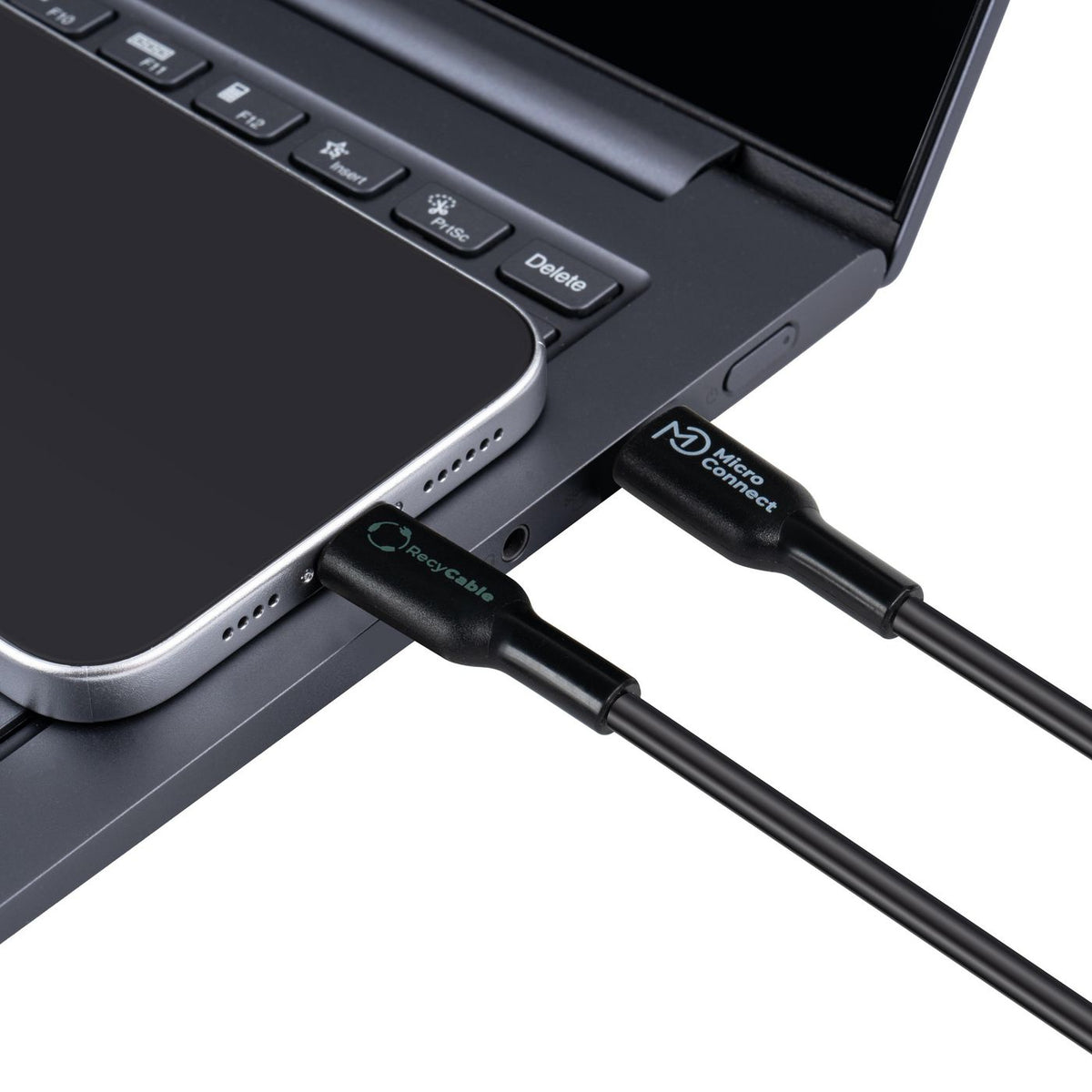 Microconnect ECO-USB3.1CL2 lightning cable 2 m Black